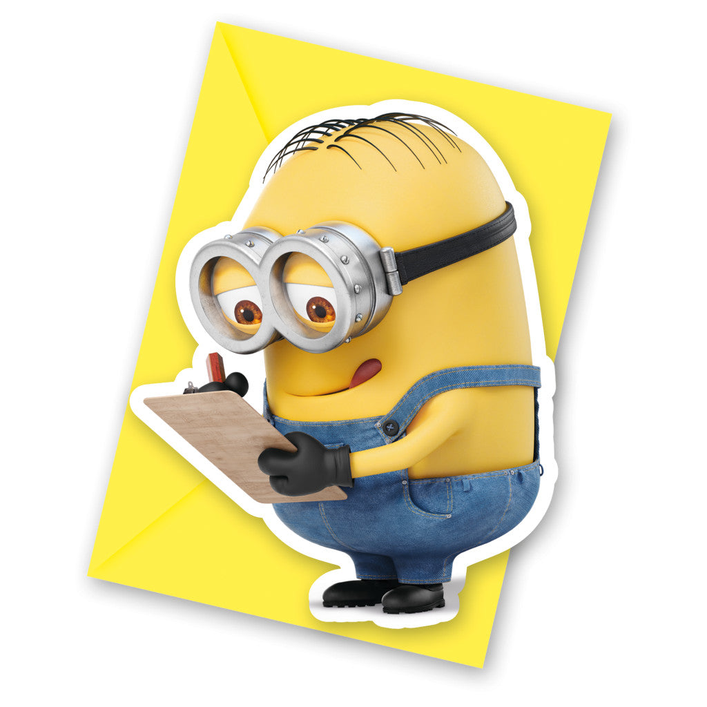 Minions The Rise of Gru Party-Einladung 6 Stk