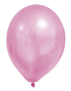 Farbe Metallic Pink Pastel Ballon, 8 Stk