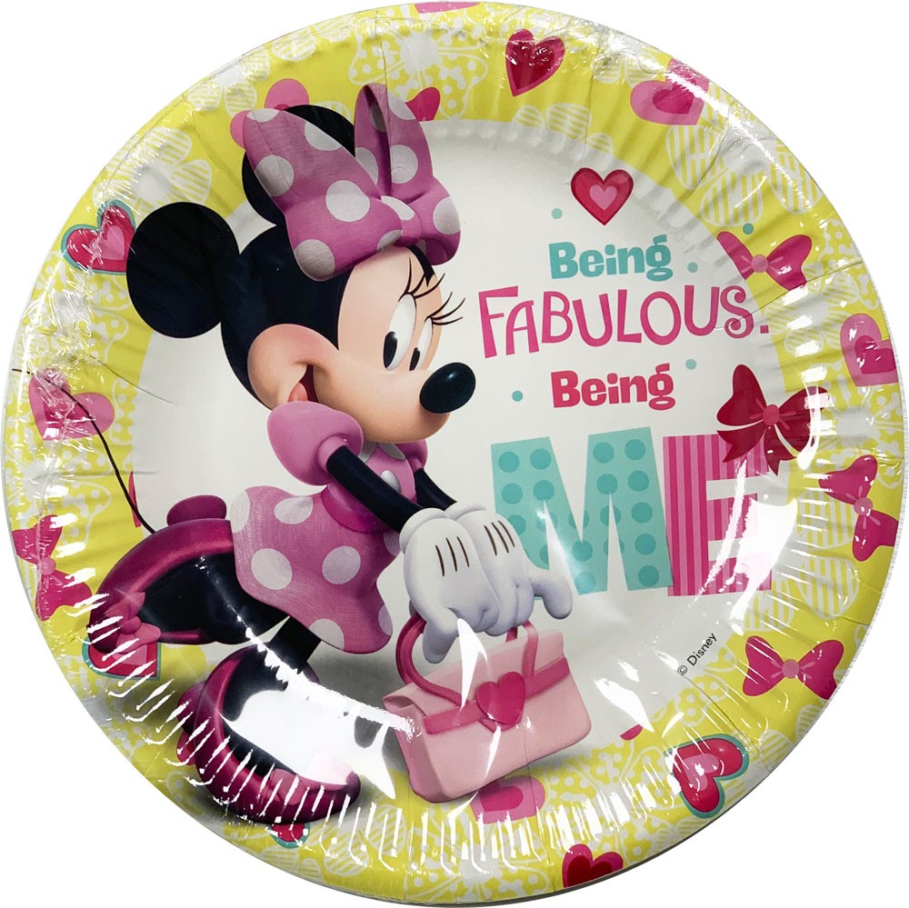 Disney Minnie Happy Helpers Pappteller 8 Stk 20 cm