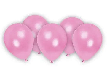 Farbe Metallic Pastel Pink Rosa Ballon, 8 Stk.
