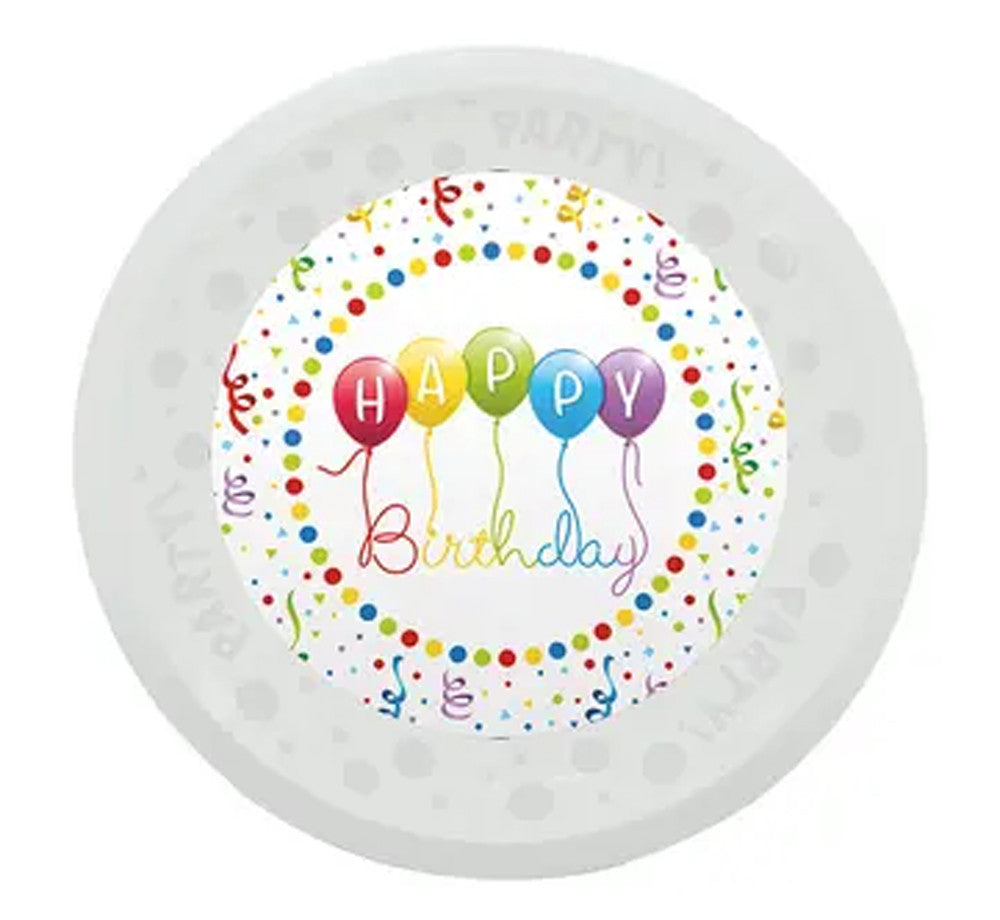 Geburtstag Little Princess Happy Birthday Streamers Mikro Premium Kunststoffteller 21 cm