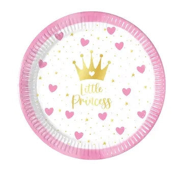 Prinzessin Little Princess Papierteller 8 Stk 20 cm FSC