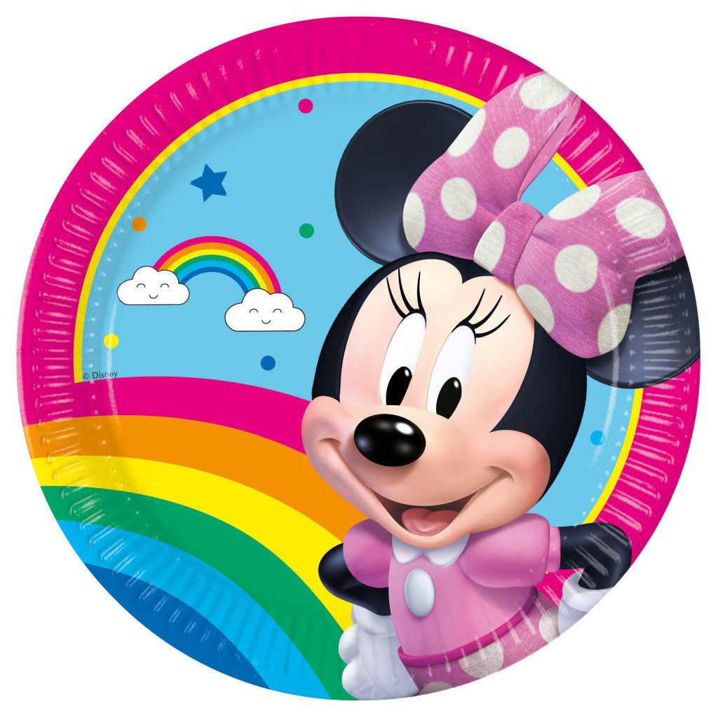 Disney Minnie Makes Me Smile Pappteller 8 Stück 23 cm FSC
