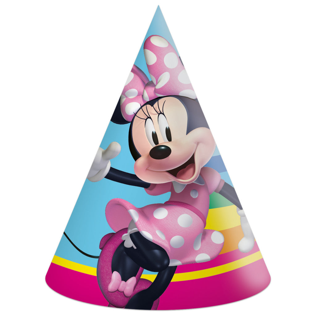 Disney Minnie Makes Me Smile Partykappe, Zweispitz 6 Stk FSC