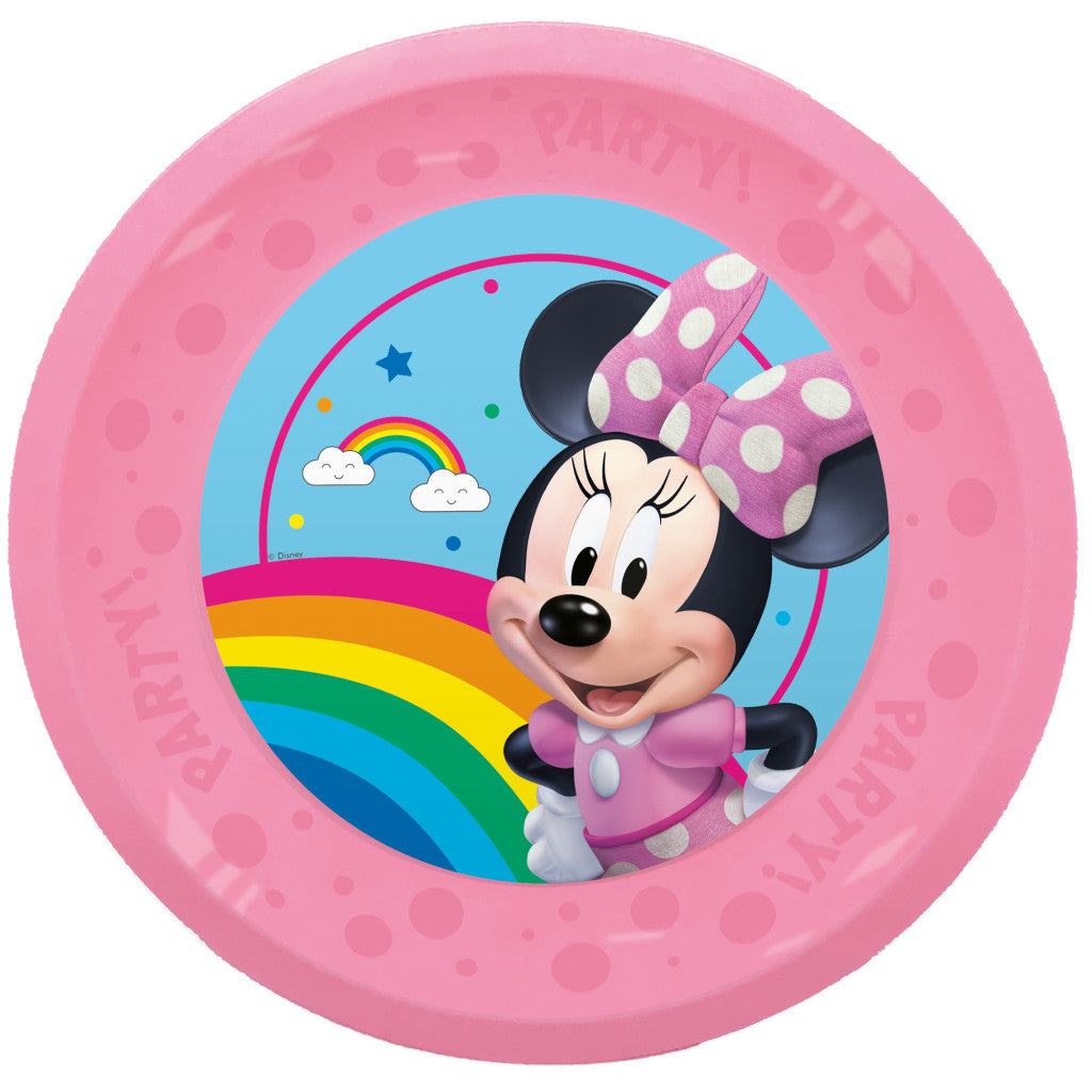 Disney Minnie Makes Me Smile mikro premium Kunststoff Essteller 4er-Set 21 cm