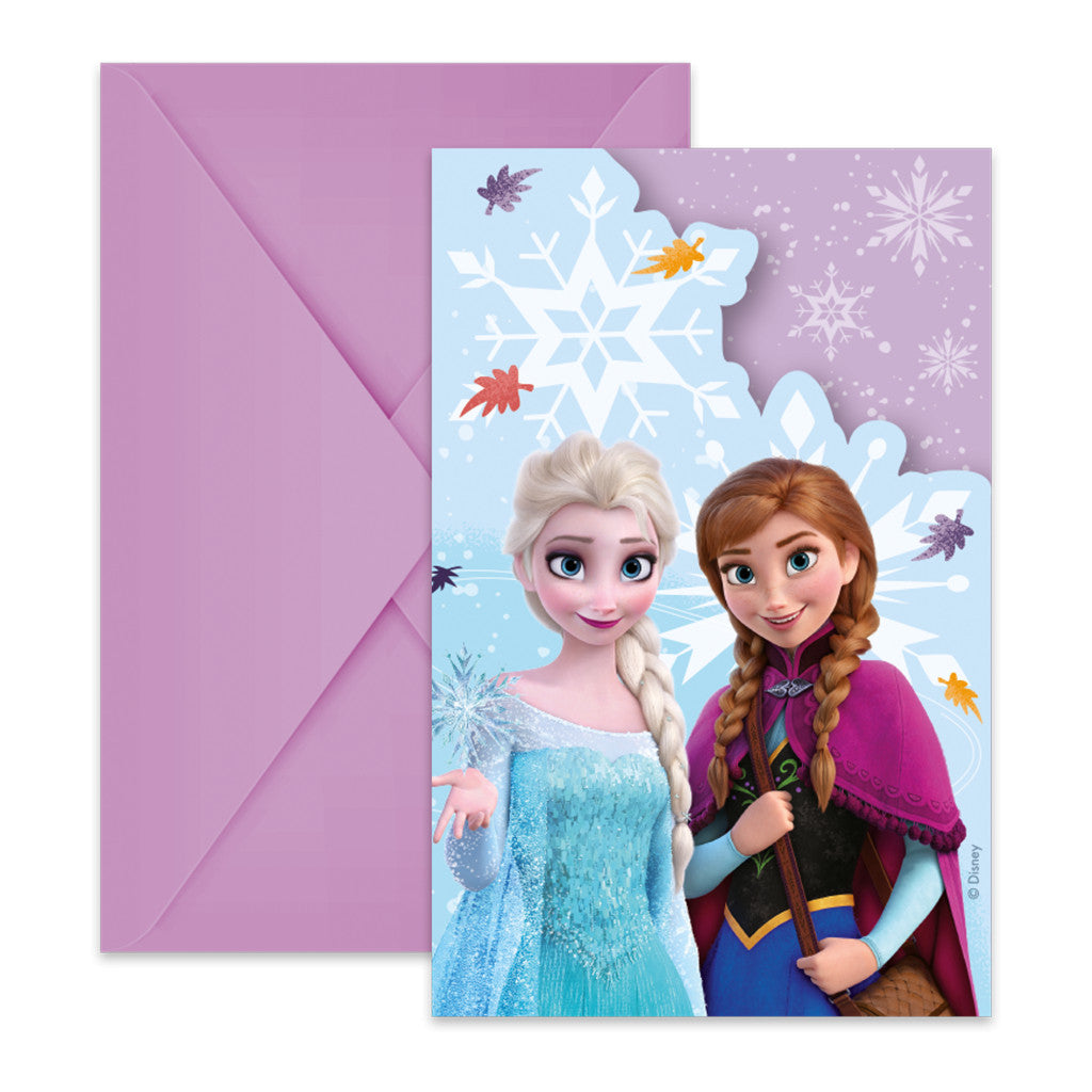 Disney Eiskönigin Idyllic Wonder Party-Einladung 6er-Set FSC