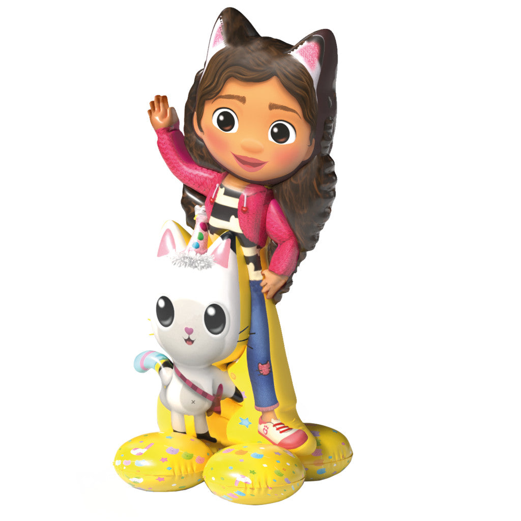 Gabby's Dollhouse Friends Wave 3D Folienballon 78 cm