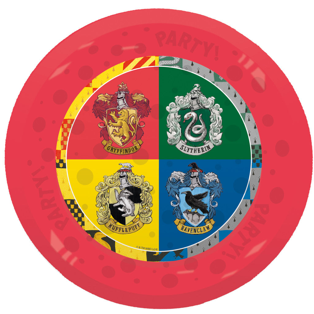 Harry Potter Hogwarts Houses Micro Premium Kunststoffteller 4er-Set 21 cm