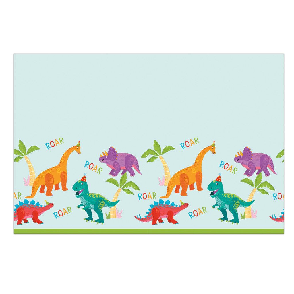 Dinosaurier Party Kunststoff Tischdecke 120x180 cm