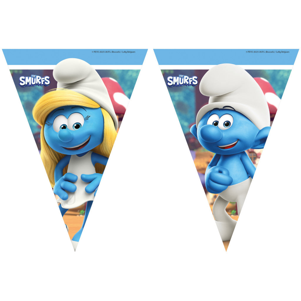 Die Schlümpfe Joyful Wimpelkette 2,3 m FSC