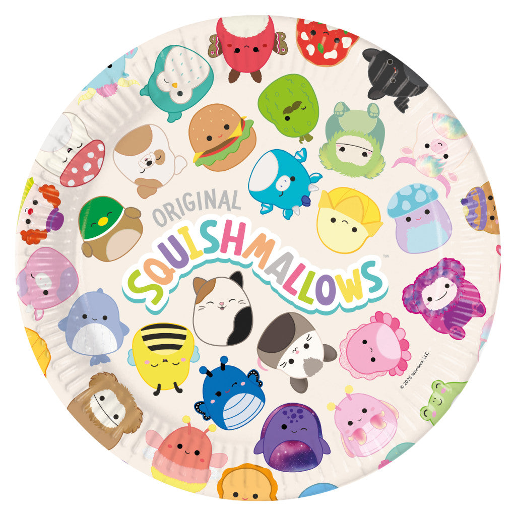 Squishmallows Jazwares Papier-Teller 8er-Set, 23 cm FSC