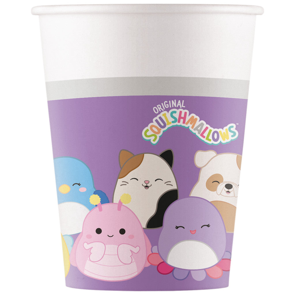Squishmallows Jazwares Papierbecher 8 Stück 250 ml FSC