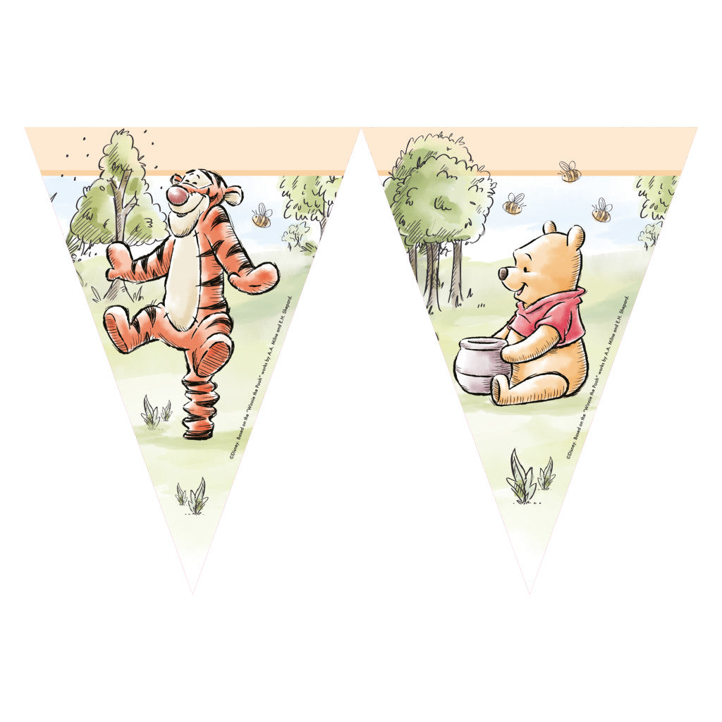Disney Winnie Puuh Loves Nature Fahnenkette 2,3 m FSC