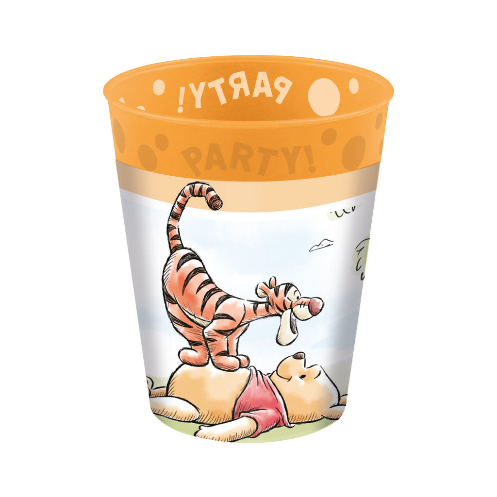 Disney Winnie Puuh Loves Nature Micro Premium Kunststoffbecher-Set 4-teilig 250 ml