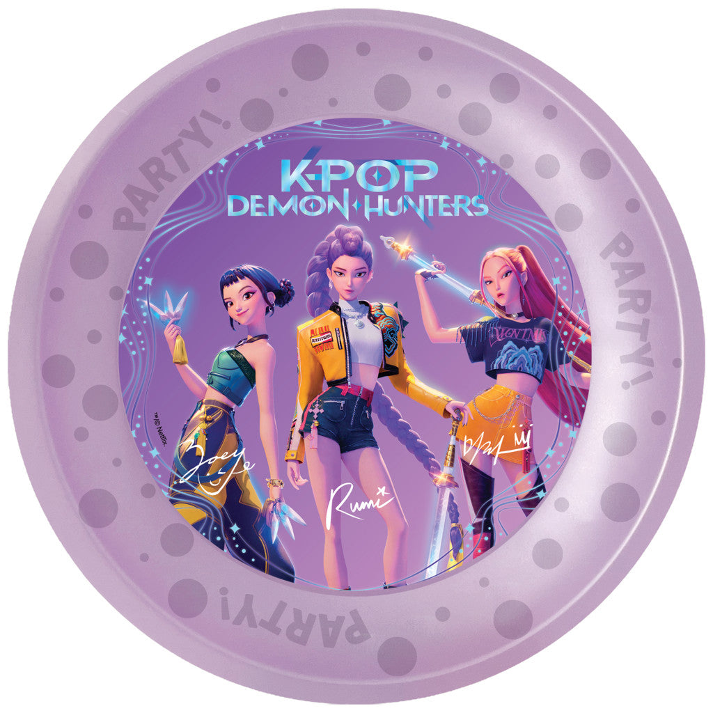 K-pop Demon Hunters Honmoon Micro Premium Kunststoff Flachteller 4er-Set 21 cm
