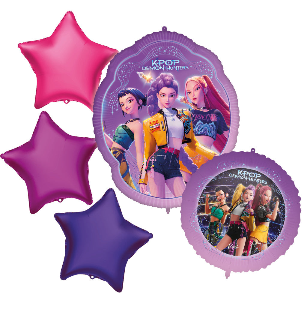 K-pop Demon Hunters Honmoon Folieballons 5er Set