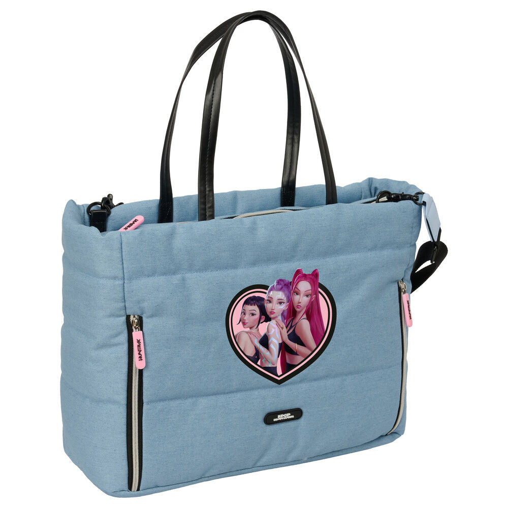 K-pop Demon Hunters Denim Dreams Tasche, Umhängetasche mit Laptopfach 40 cm