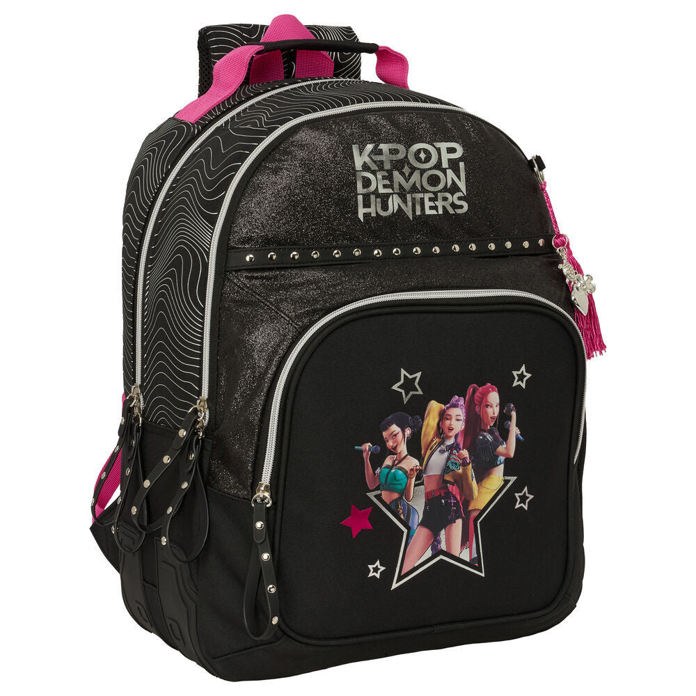 K-pop Demon Hunters Energy Schwarzer Schulranzen, Tasche 42 cm