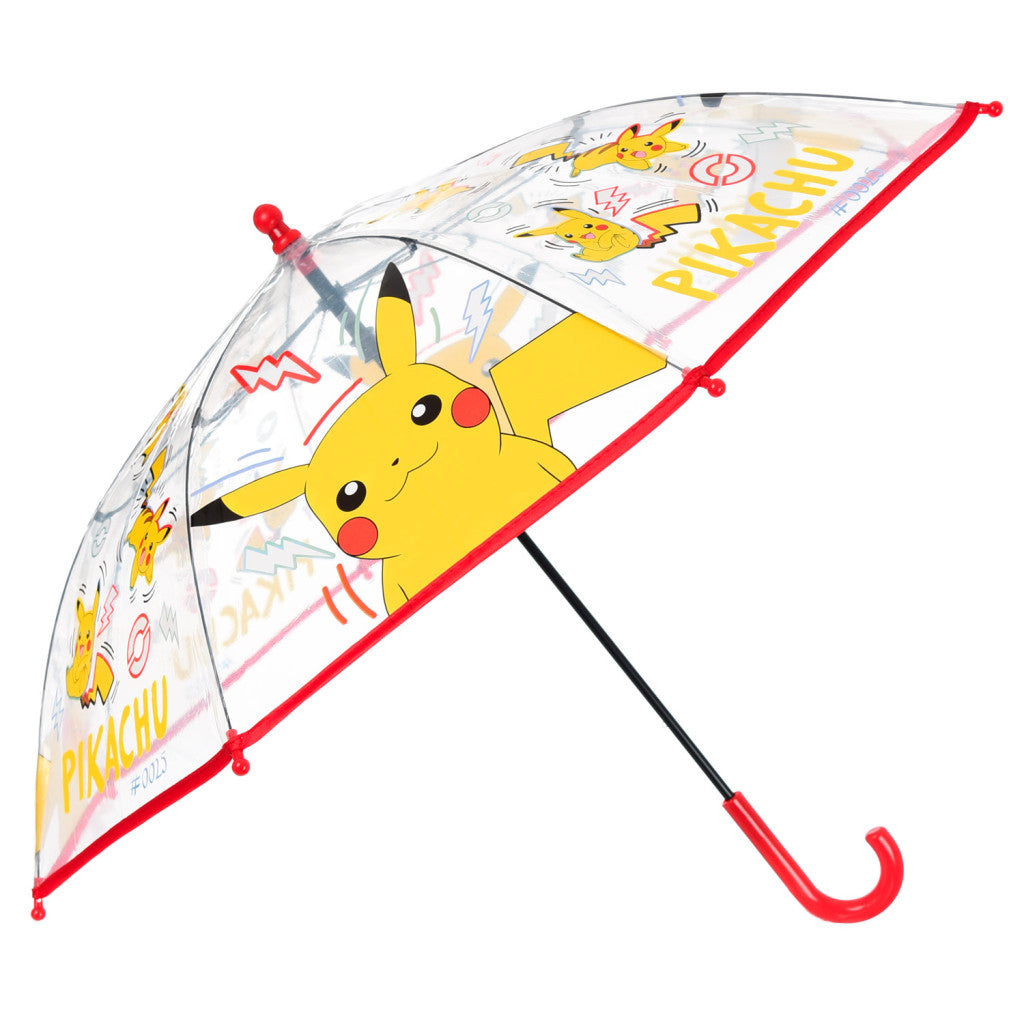 Pokémon Thunder Kinder transparenter Regenschirm Ø72 cm