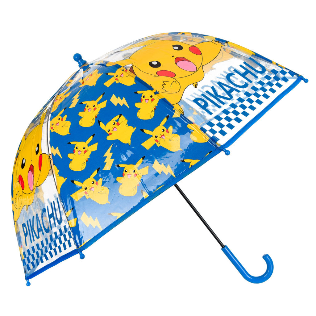 Pokémon Electric Kinder transparenter Regenschirm Ø72 cm