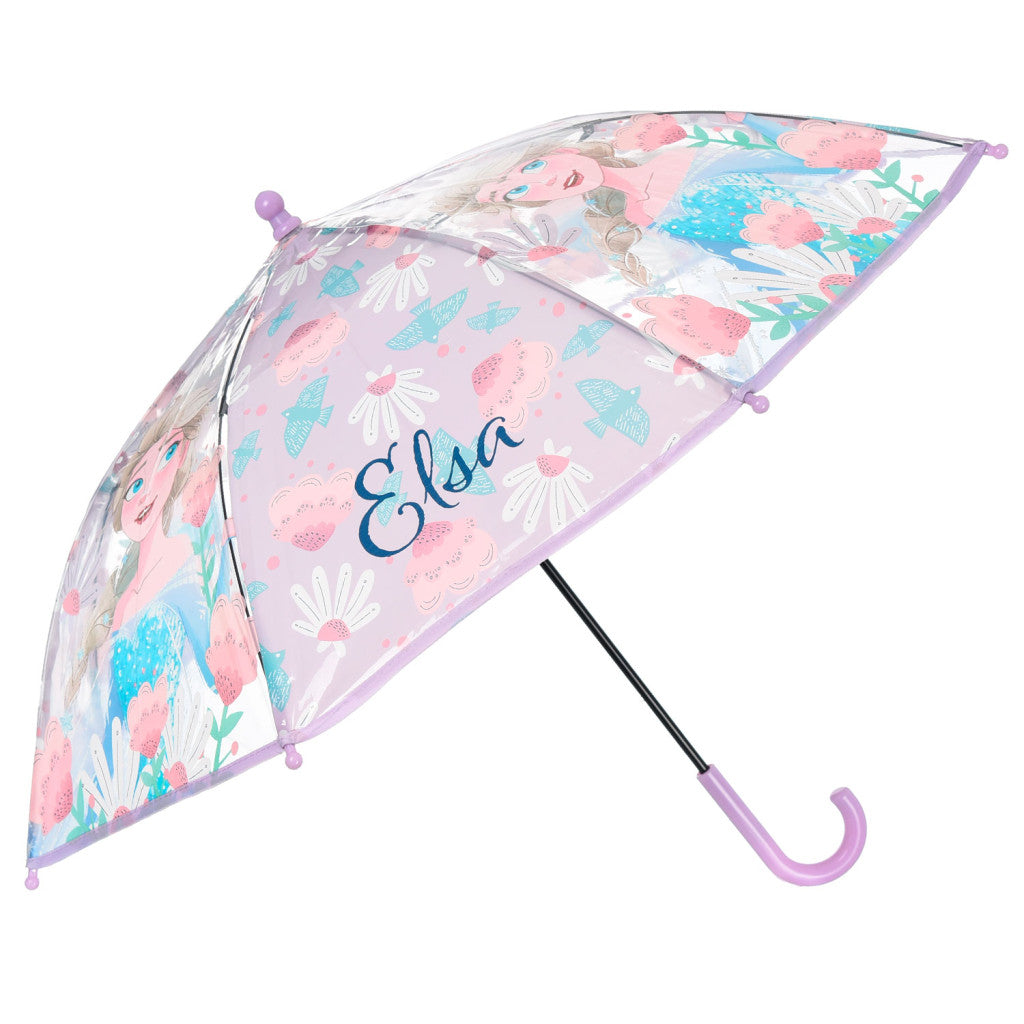 Disney Eiskönigin Birds Kinder transparent Regenschirm Ø72 cm