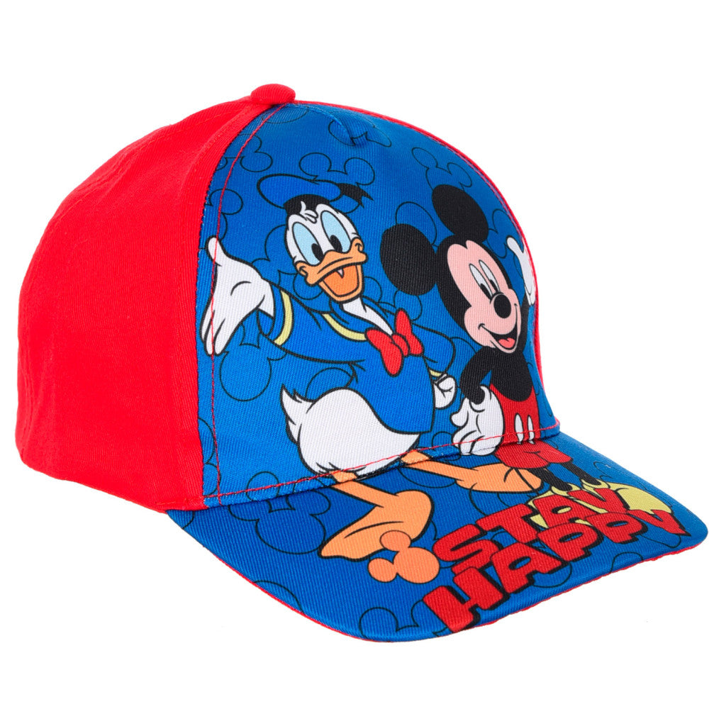 Disney Mickey Stay Happy Kinder Baseballkappe 52 cm