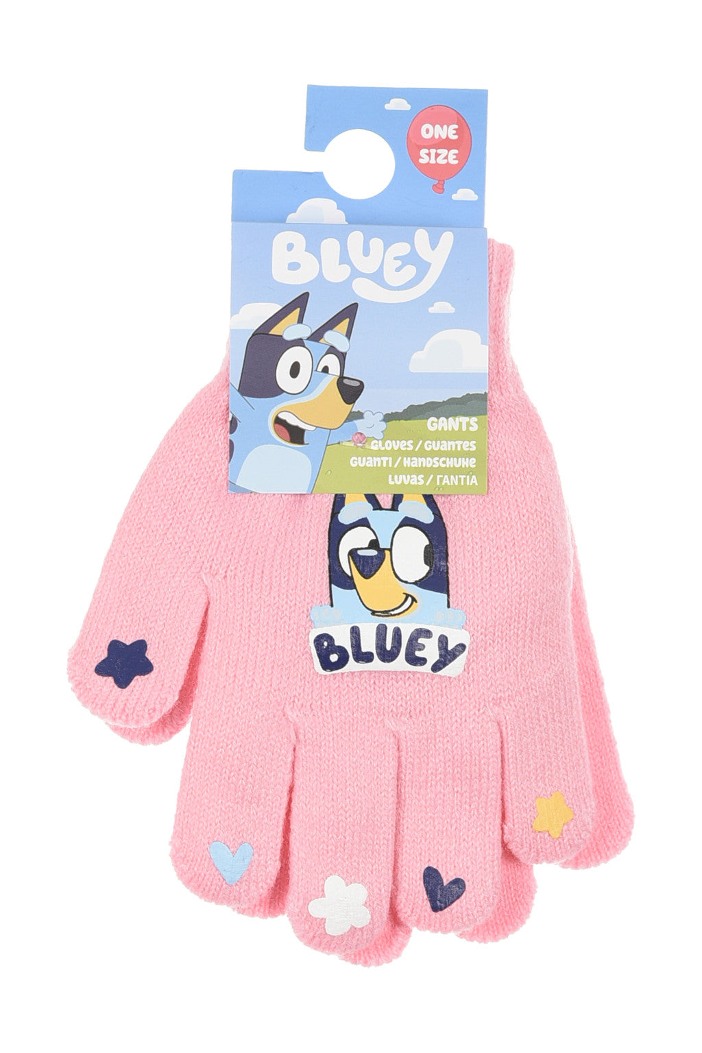 Bluey Pink Kinderhandschuh