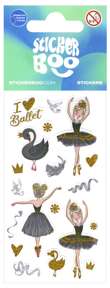 Balett Ballerina-Aufkleber-Set
