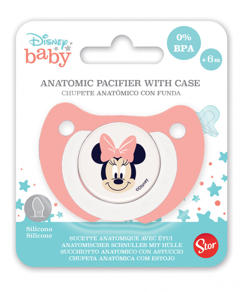 Disney Minnie Baby Spiel- und Beruhigungsschnuller mit Etui