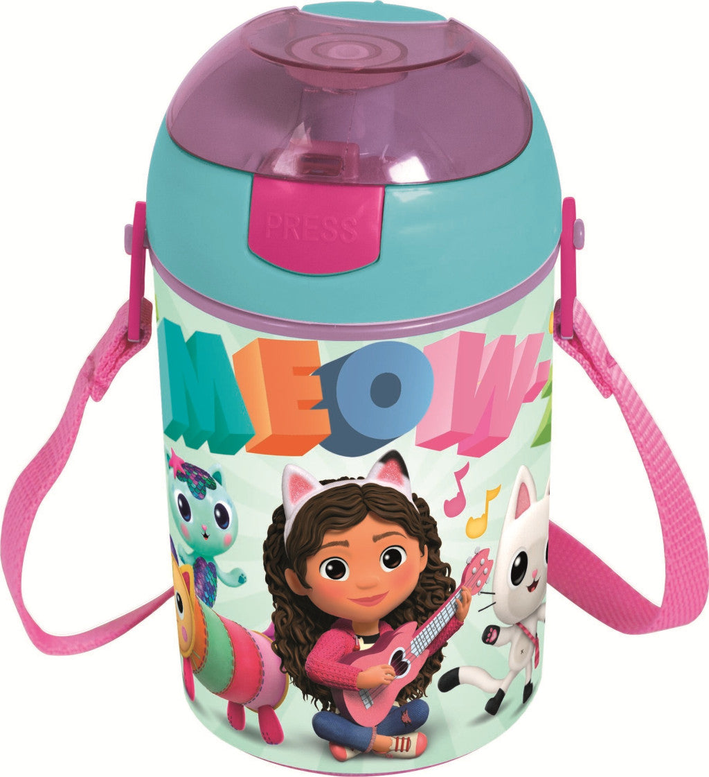 Gabby's Dollhouse Wonderland Flasche, Sportflasche 450 ml