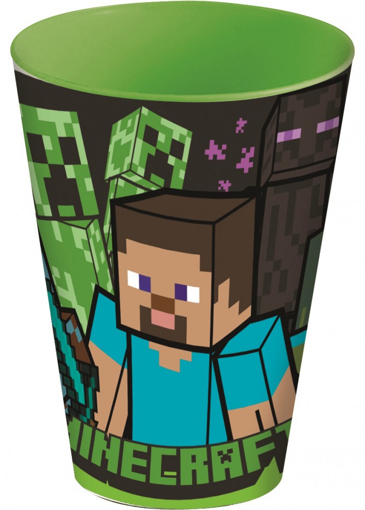 Minecraft Kunststoffbecher, 430 ml