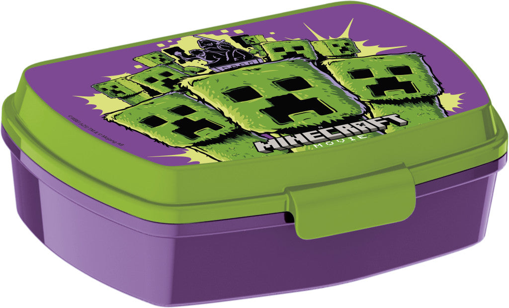 Minecraft The Movie lustige Kunststoff-Sandwichbox