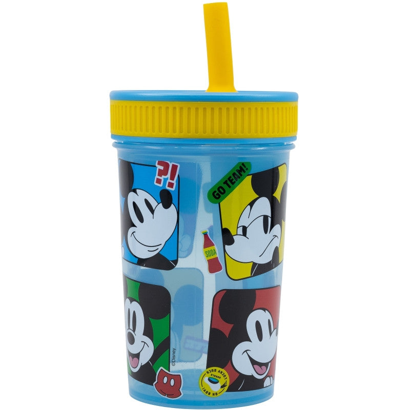 Disney Mickey Fun-Tastic Silikon-Strohhalmbecher 420 ml