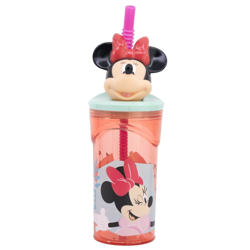 Disney Minnie Being More 3D Figürchen Strohhalmbecher 360 ml