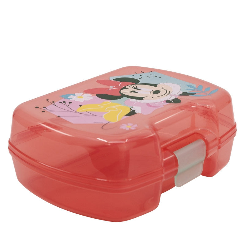 Disney Minnie Being More Premium Sandwich-Box aus Kunststoff