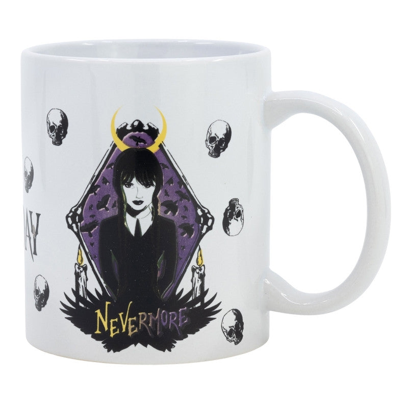 Wednesday Nevermore Porzellantasse 325 ml (11 oz) in Geschenkbox