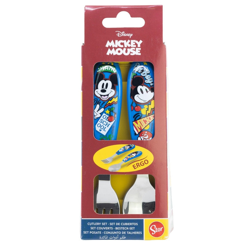 Disney Mickey True Champions Metall-Ergonomie-Besteckset - 2-teilig