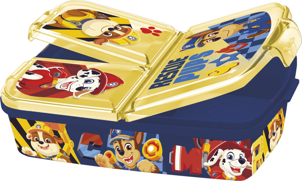 Paw Patrol Rescue Pups mehrfach unterteilter Lunchbox, Sandwichbox