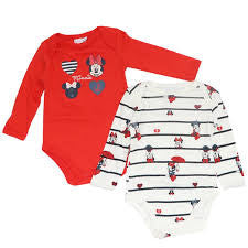 Disney Minnie Baby-Body, Kombikleid 2-teiliges Set