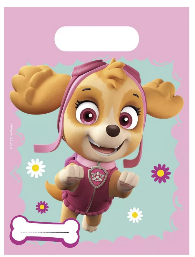 Paw Patrol Skye and Everest Geschenktüte 6er Pack