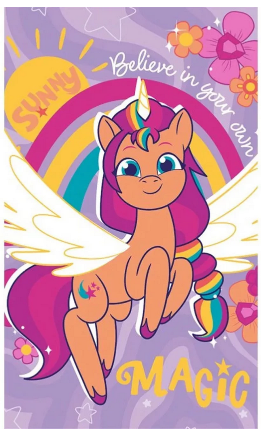 My Little Pony Sunny Handtuch, Gesichtstuch, Handtuch 30x50 cm