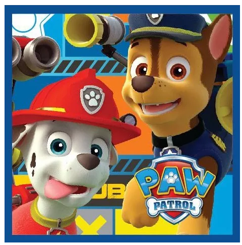 Paw Patrol Magisches Handtuch Gesichtstuch, Handtuch 30x30cm
