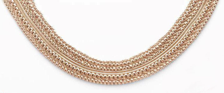 Victoria Rosegoldfarbene Halskette