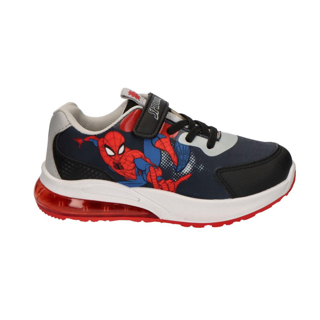 Spiderman Dark LED blinkender, leuchtender Straßenschuh 32