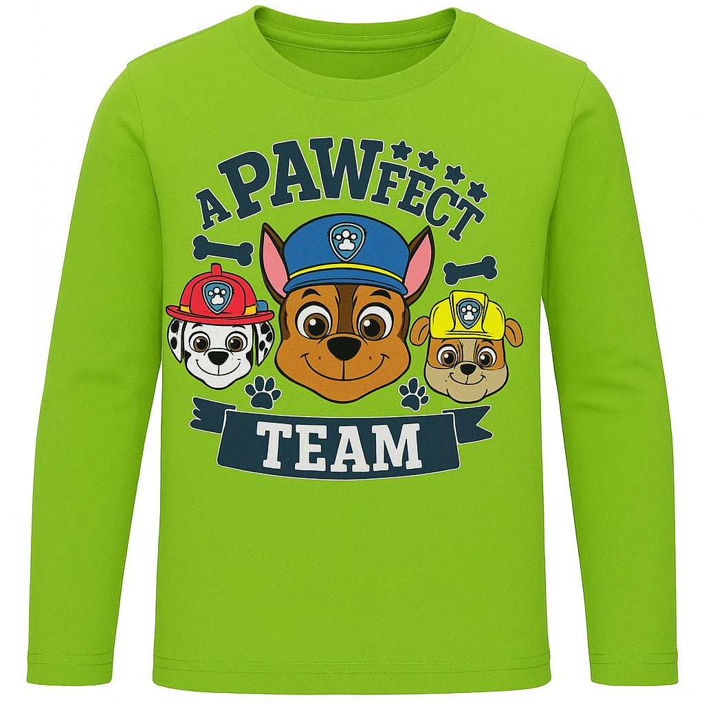 Paw Patrol Pawfect Kinder langärmliges Shirt, Oberteil 7 Jahre / 122 cm