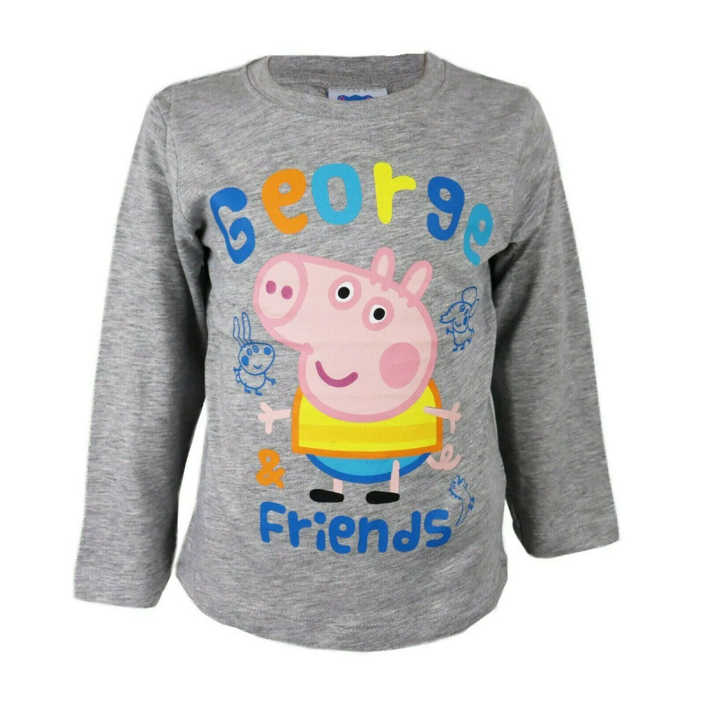 Peppa Wutz George Kinder Langarmshirt 116 cm