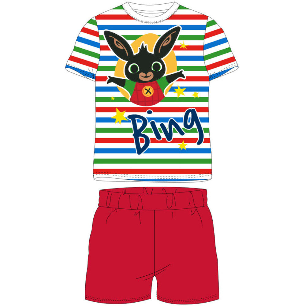 Bing Striped Kinder kurzer Schlafanzug 116 cm