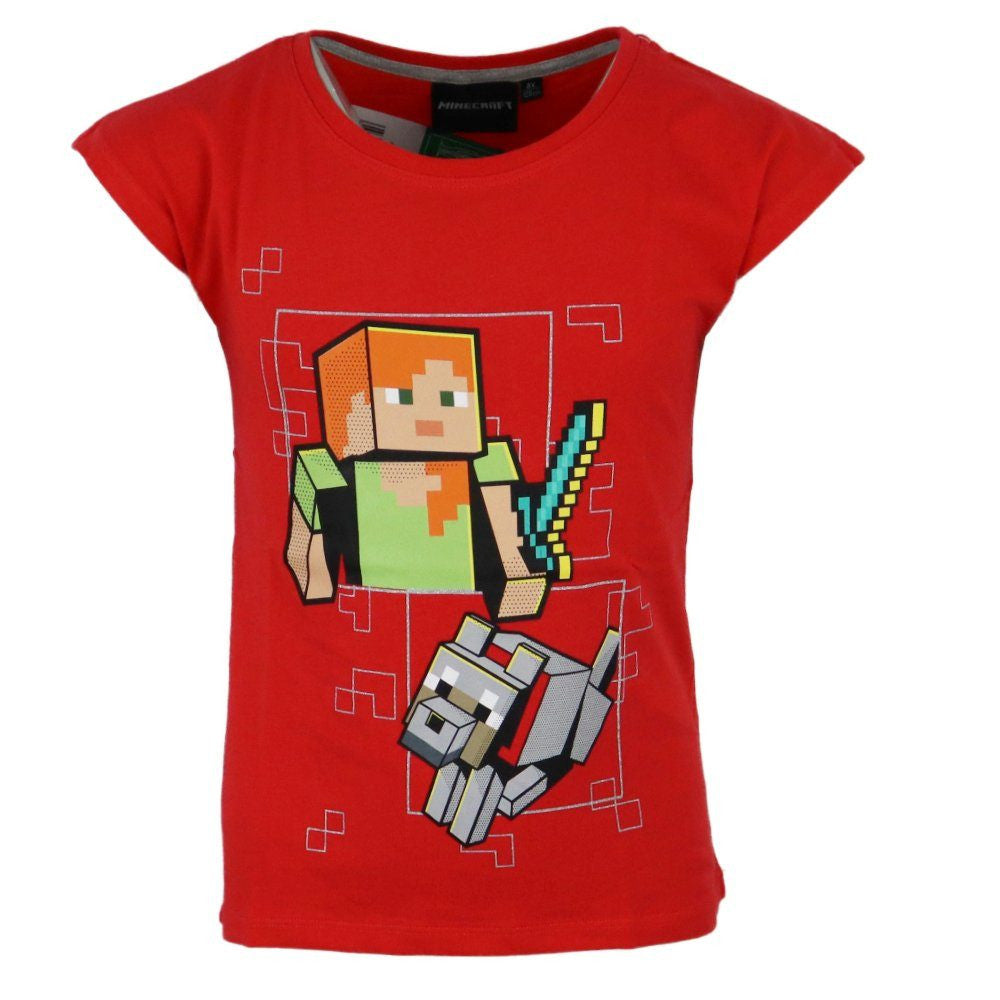 Minecraft Kinder kurz T-Shirt, Oberteil 4 Jahre