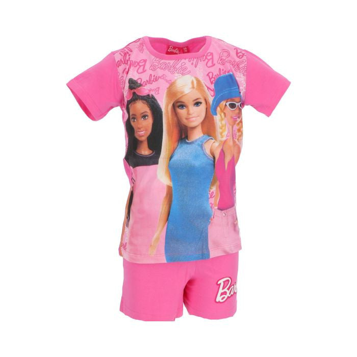 Barbie Trendy Pink Kinderkurzpyjama 6 Jahre / 116 cm
