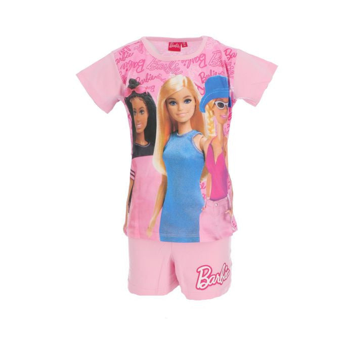 Barbie Trendy Light Pink Kinder kurze Pyjamas 8 Jahre / 128 cm